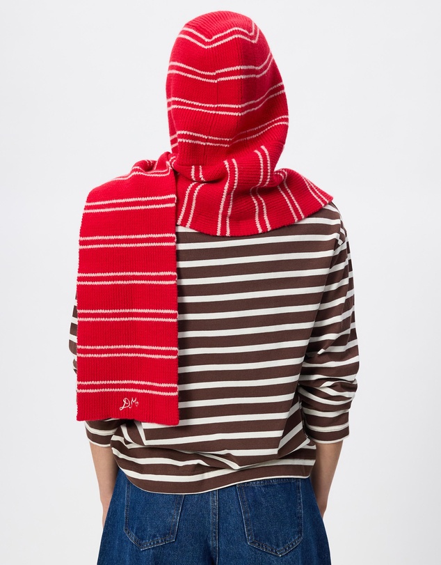 Damson Madder - Hooded Scarf