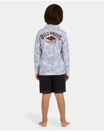 Billabong - Boys 2 to 7 Fisho Long Sleeve Rash Vest