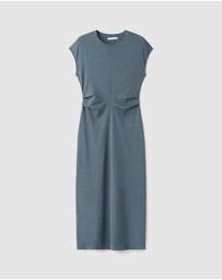 M.N.G - Midi-Dress With Draped Detail
