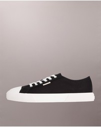 Calvin Klein - Alvaro Cotton Canvas Logo Trainers