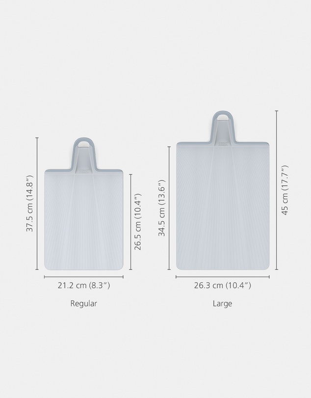 Joseph Joseph - Chop2Pot™ Plus Regular Folding Chopping Board (Pale Blue)