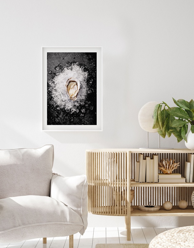 Olive et Oriel - Oysters on Ice Art Print