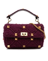 Pre-Loved by Azura Reborn - Pre-Loved Large Knit Roman Stud Satchel