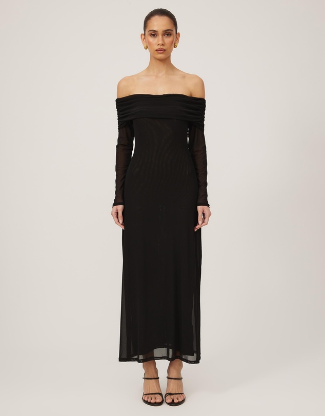 Tussah - Mia Off Shoulder Midi Dress