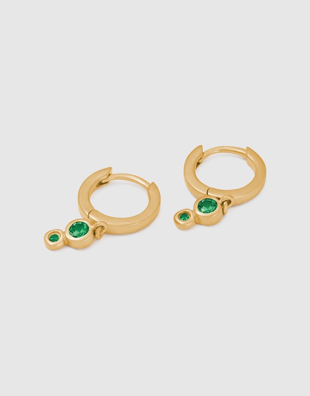 Kirstin Ash - Il Mare Droplet Hoops