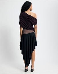 Lover - Ines Asymmetrical Midi Dress