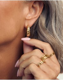 Arms Of Eve - Lulu Gold Hoop Earrings