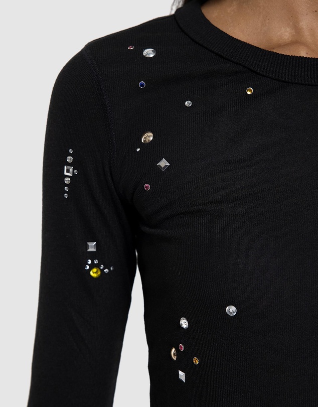 Jaded London - Sheer Stud Mist Top