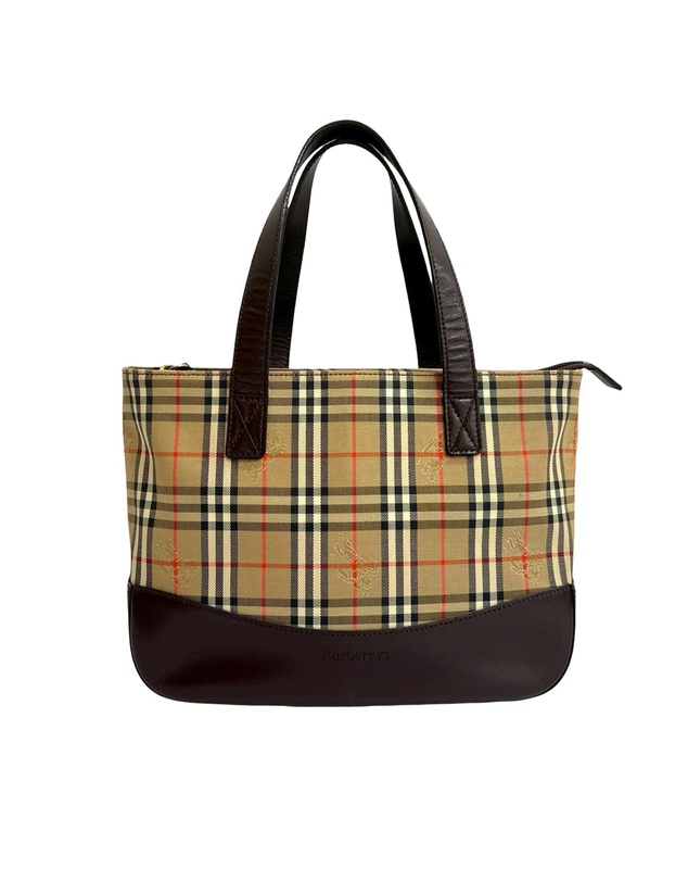 Pre-Loved by Azura Reborn - Pre-Loved Haymarket Check Canvas Tote