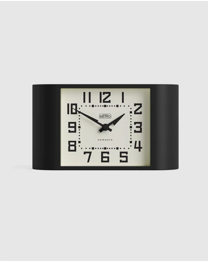Newgate - Newgate Mini Metro Mantel Clock-Black