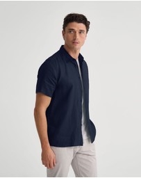 Oxford - Leyton French Linen Short Sleeve Shirt
