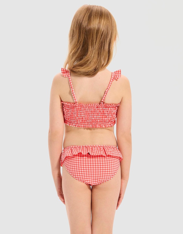 Seafolly - Gingham Shirred Bikini - Kids