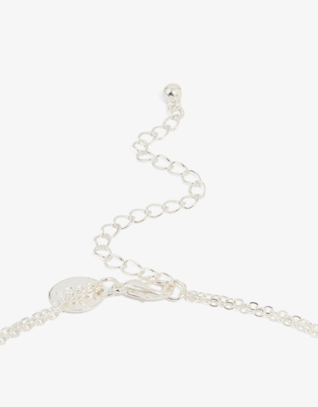Lovisa - Silver Plated Pearl Layered Necklace