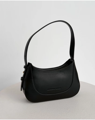 Morgan & Taylor - Aurora Shoulder Handbag in Black