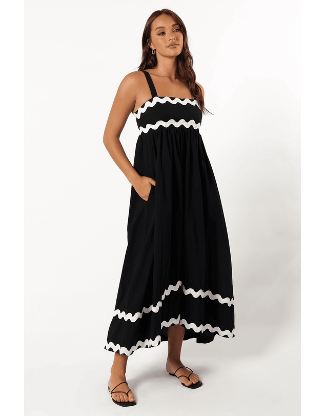 Petal & Pup - Reece Maxi Dress - Black