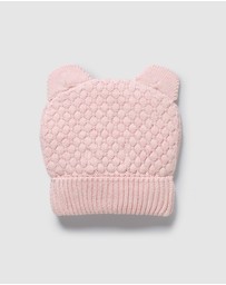 Wilson & Frenchy - Organic Knitted Bear Hat - Babies