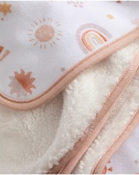 Living Textiles - Sherpa Blanket - Bohemian Bliss