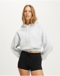 Cotton On Body Active - Plush Cropped Bubble Hoodie