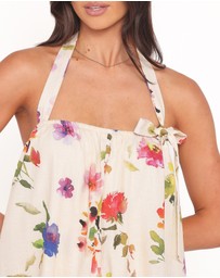 Petal & Pup - Mirella Tie Neck Playsuit - Multi