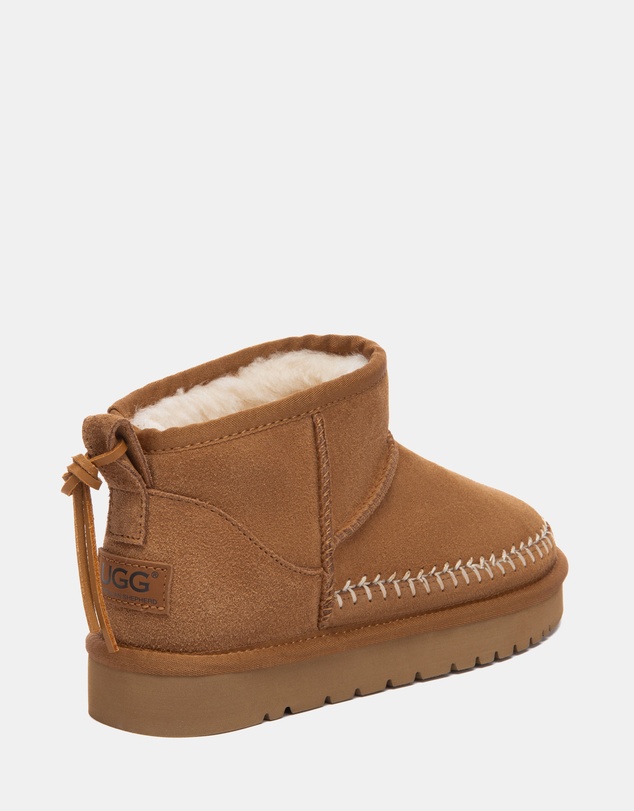EVERAU - Australian Shepherd Ugg Mini Canlia Cow Suede Upper UGG Boots