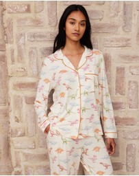 Chelsea Peers - Dinosaur Print Long Pyjama Set