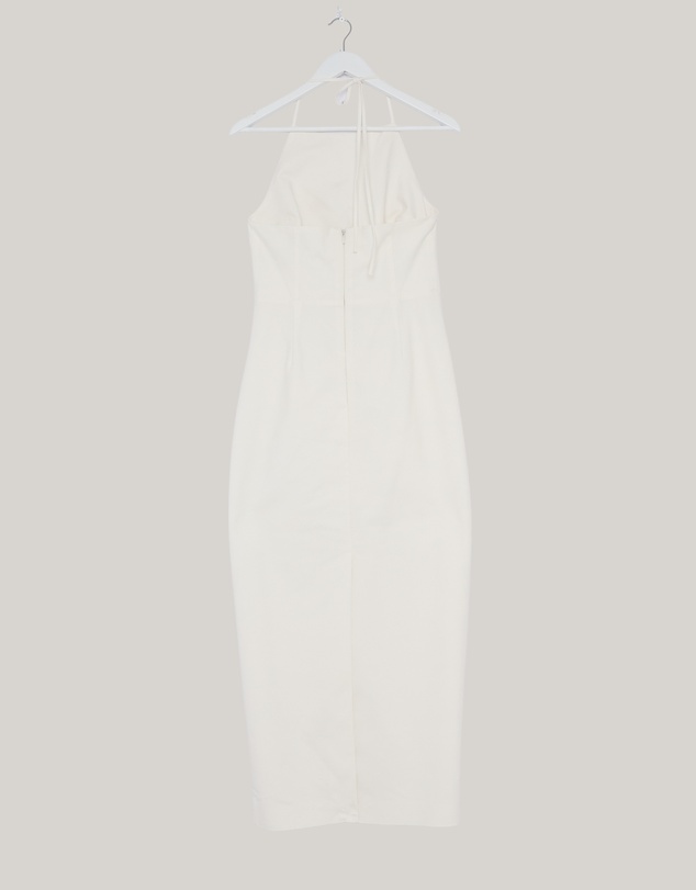 Revibe - Repaired Shona Joy Lani High Neck Halter Maxi Dress - AU 10