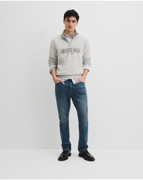Country Road - Australian Cotton Half Zip Heritage Sweat