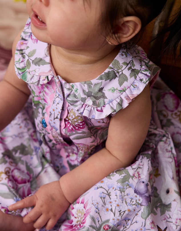 Fleur Harris - 'Heirloom Treasures' Flossie Dress in Pink Multi