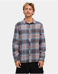 Billabong - Mens Coastline Long Sleeve Flannel Shirt
