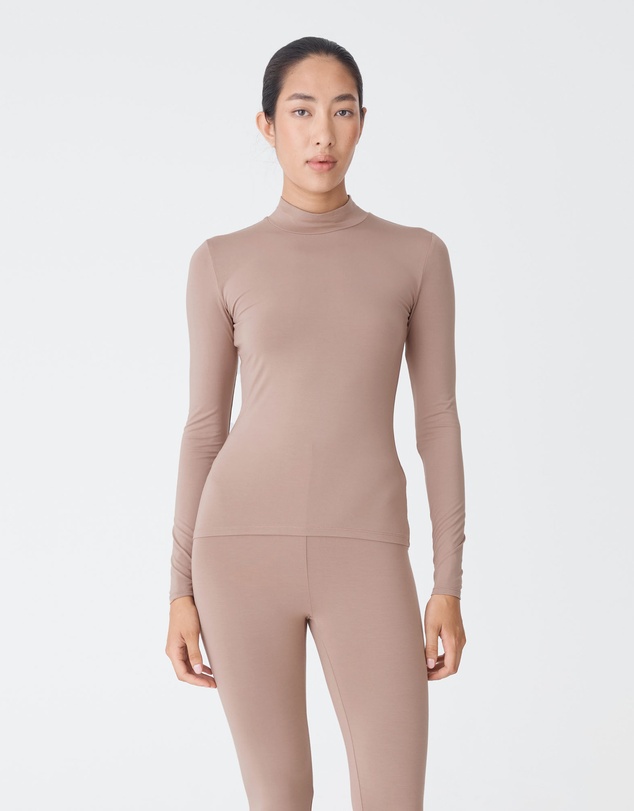 Forcast - Nina Bamboo Long Sleeve Top