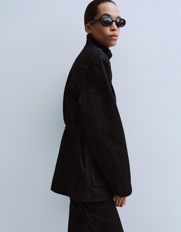 M.N.G - Oversized Denim Parka With Pockets
