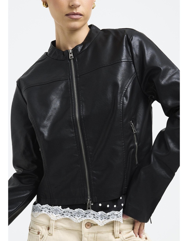 Insight - Lea Double Zip PU Jacket