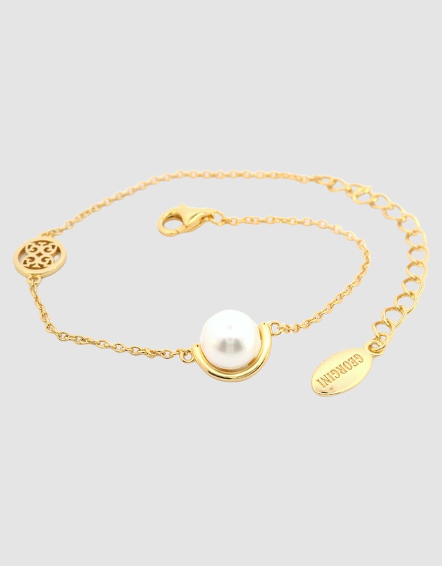 Georgini - Georgini Adagio Crescent Nine-2-Five Pearl Bracelet Gold 15cm +4cm