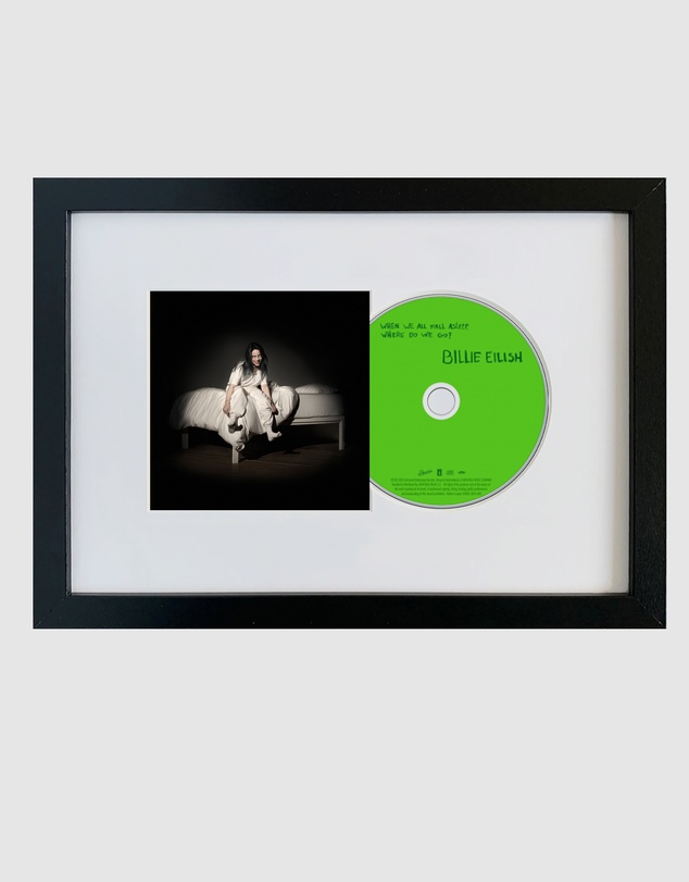 iWorld - Billie Eilish - When We All Fall Asleep Where Do We Go - CD Framed Album Art