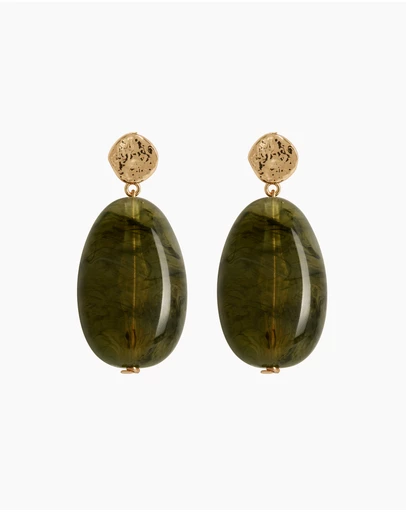 Zahar - Olive Earrings