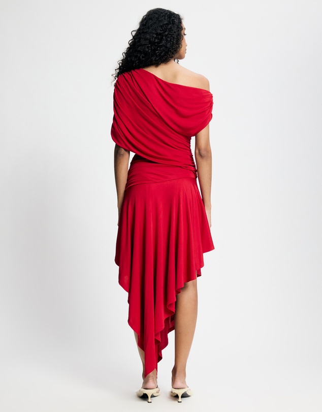 Lover - Ines Asymmetrical Midi Dress