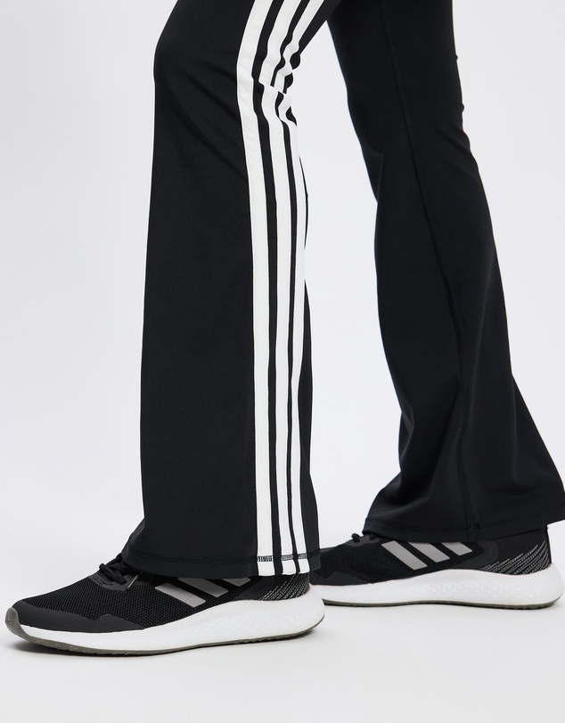 adidas Performance - Optime Essentials Workout 3-Stripes Flared Leggings