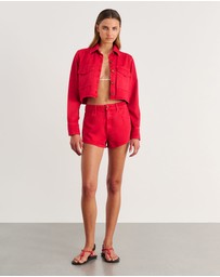 Jag - Nfw Garment Dye Crop Shirt