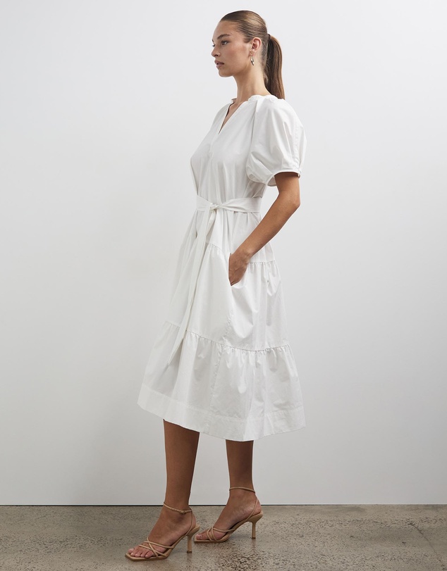 Lindsay Nicholas New York - Cotton Joan Midi Dress