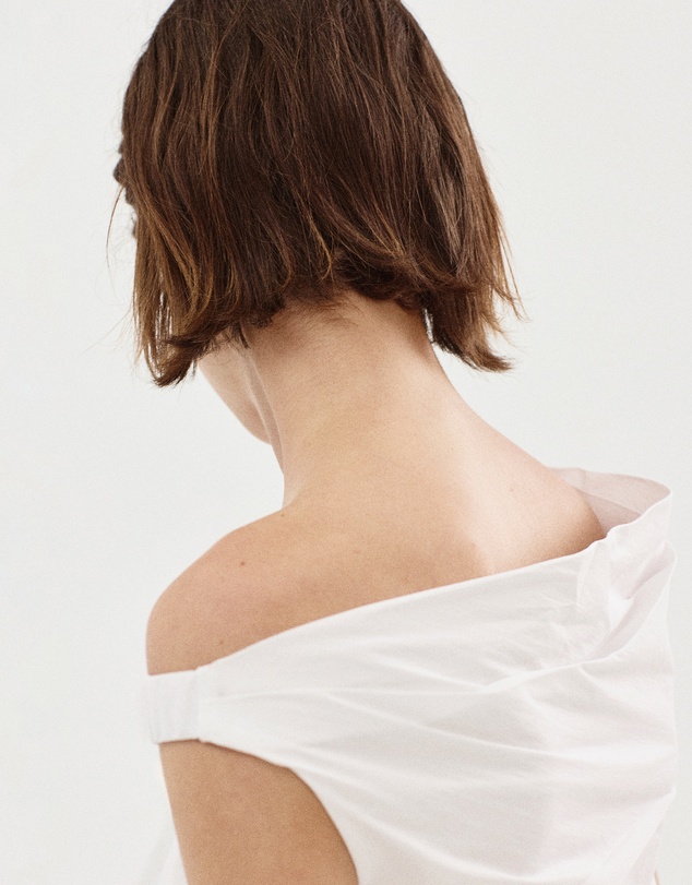 M.N.G - Draped Cotton Top
