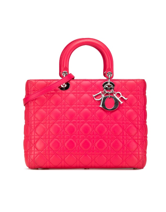 Pre-Loved by Azura Reborn - Pre-Loved dior Lady Dior Medium Tote Lambskin