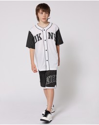 DKNY - Logo Short Sleeve Shirt - Kids-Teens