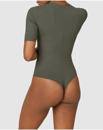 Spanx - Suit Yourself-Ribbed Crewneck Bodysuit