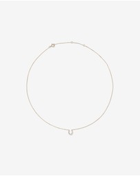 Michael Hill - Horseshoe Necklace with 0.10 Carat TW of Diamonds in 10kt Yellow Gold