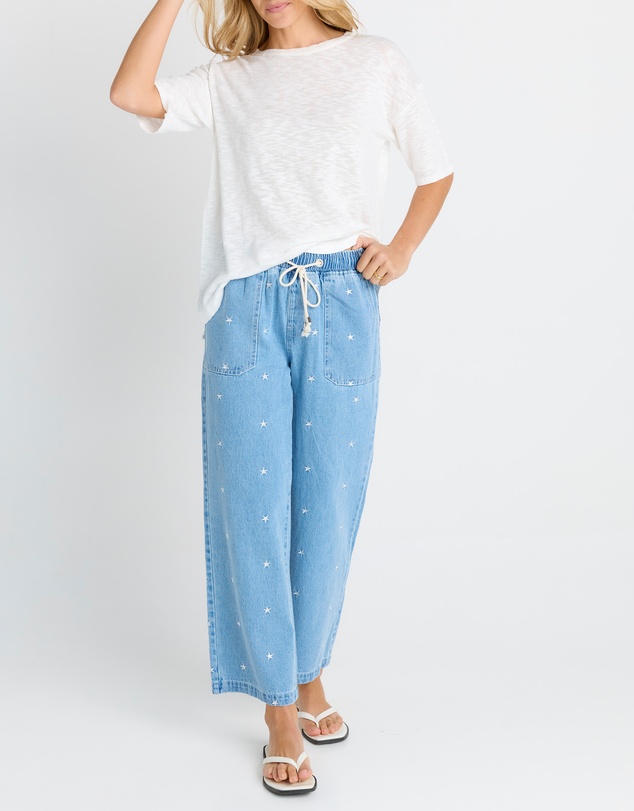 Betty Basics - Star Denim Jogger
