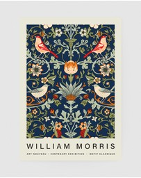 Inka Arthouse - Flowers & Birds by William Morris Art Print