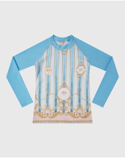 Aqua Blu Kids - Nautica Long Sleeve Rash Vest - Kids
