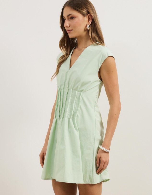 Atmos&Here - Cara Pintuck Mini Dress