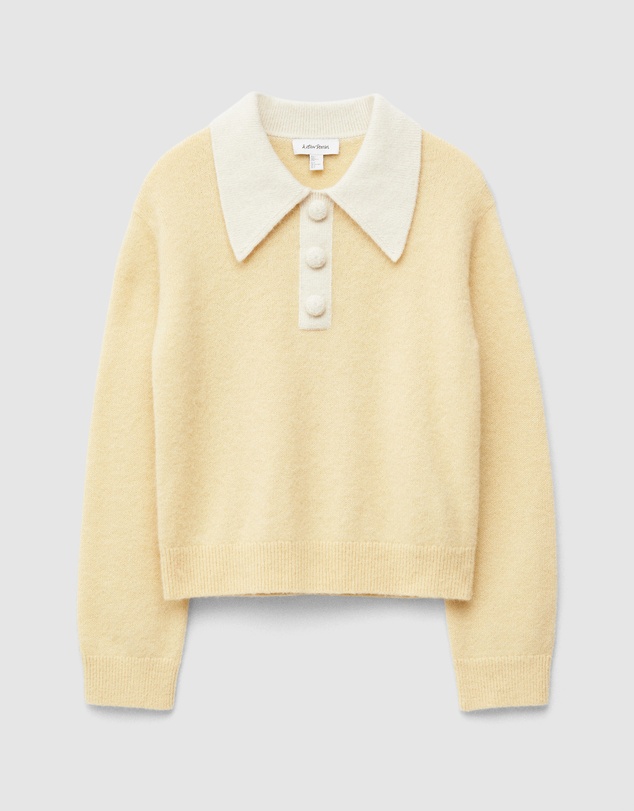 & Other Stories - Alpaca-Blend Collared Jumper
