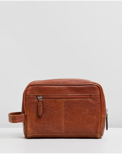 Staple Superior - George Leather Washbag
